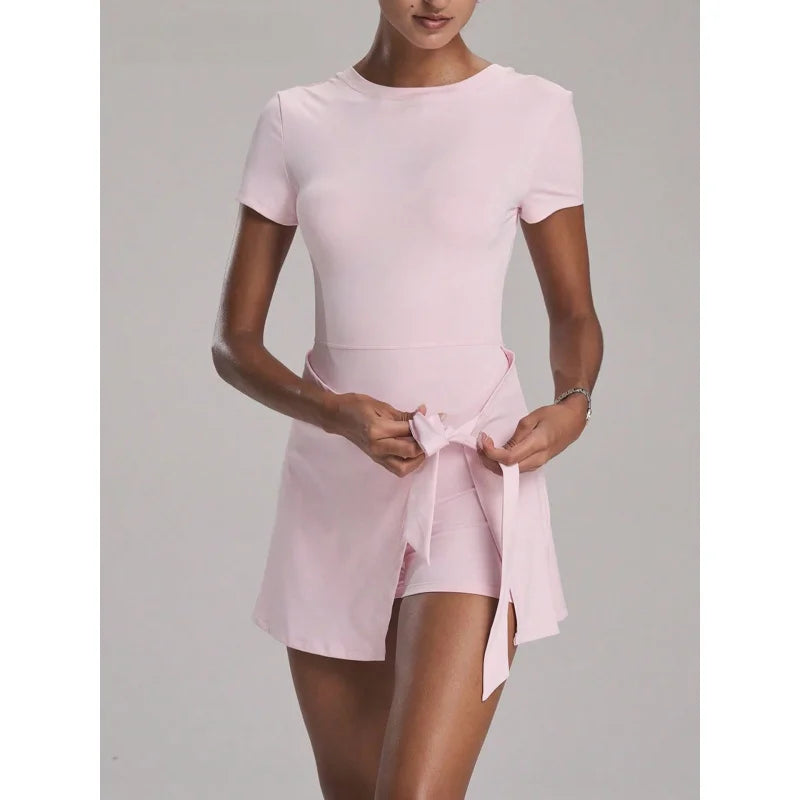 LUNA – Side-Tie Sculpt Active Dress