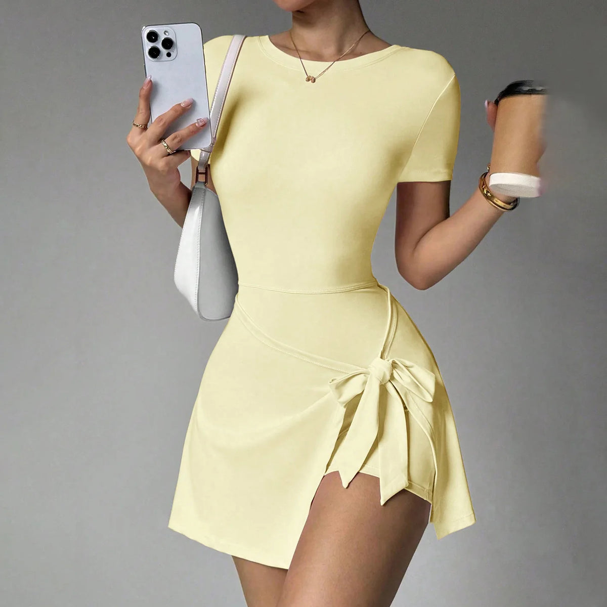 LUNA – Side-Tie Sculpt Active Dress