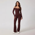 VÉRA – Off-Shoulder Flare Jumpsuit