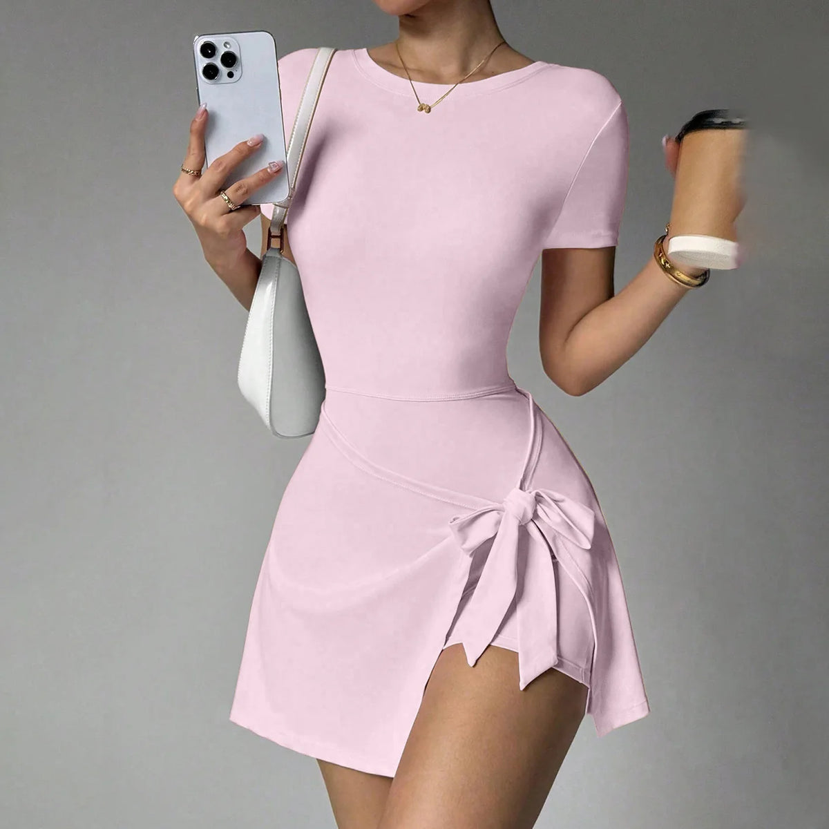 LUNA – Side-Tie Sculpt Active Dress