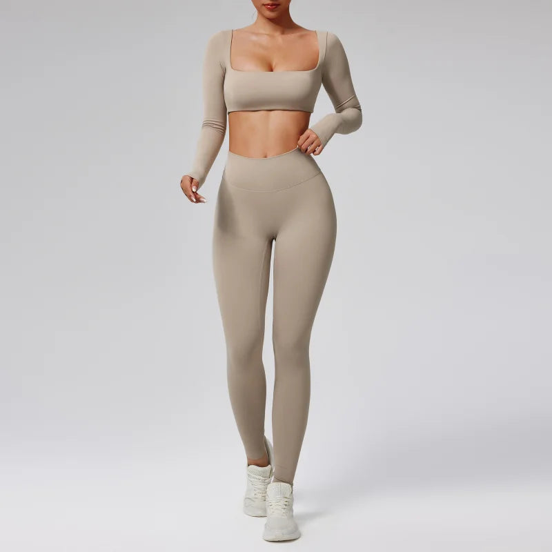 AURA – Seamless Long Sleeve Set