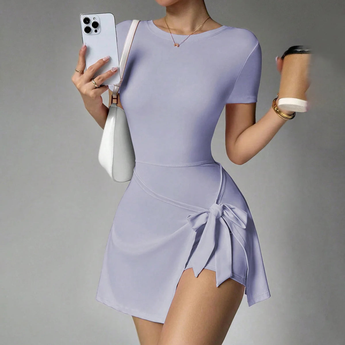 LUNA – Side-Tie Sculpt Active Dress